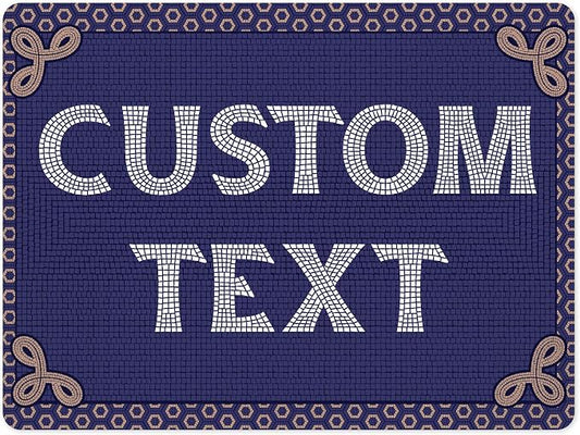 Custom Sign, Custom Street Sign, 11 Font Colors, 13 Font Styles, 4 Hole Options by MySignCenter