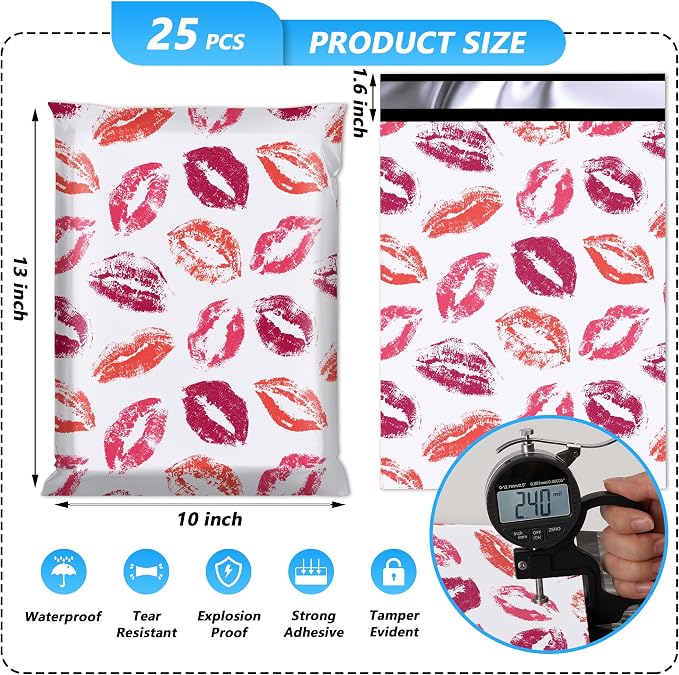 Poly Mailer 10x13 Inch 25 Pcs, Waterproof and Tear-Resistant Shipping Bags - Image 2