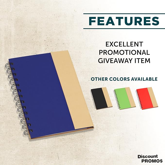 DISCOUNT PROMOS Eco Friendly Spiral Notebooks - Image 2