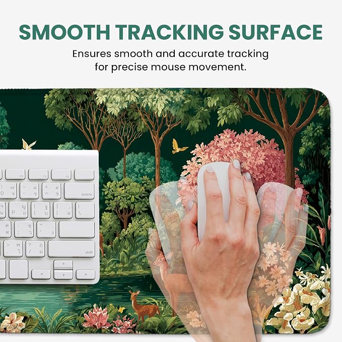 Large Mouse Pad for Desktop, Cute Desk Mat Pad Protector for Work & Gaming - Image 4