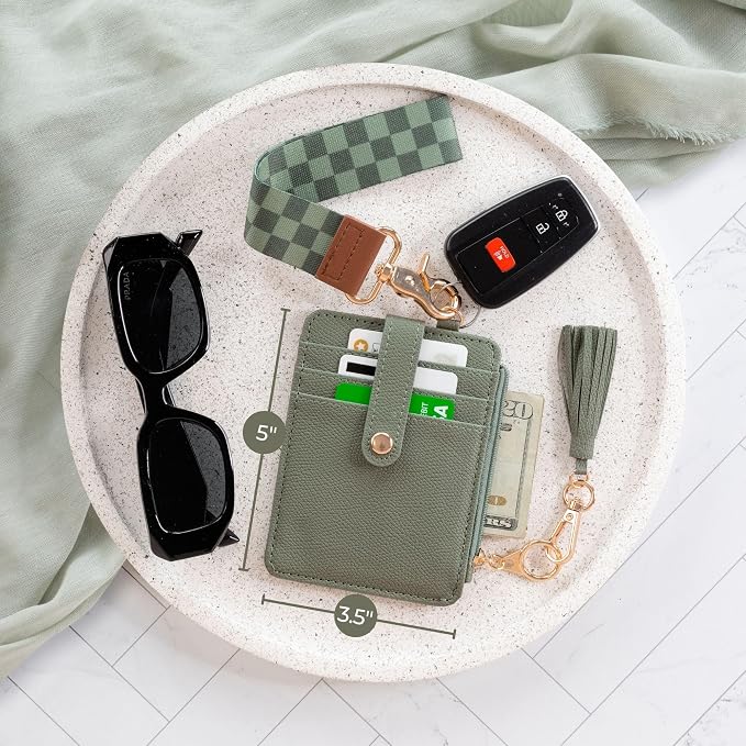 Stylish Wristlet Keychain Wallet - Image 6