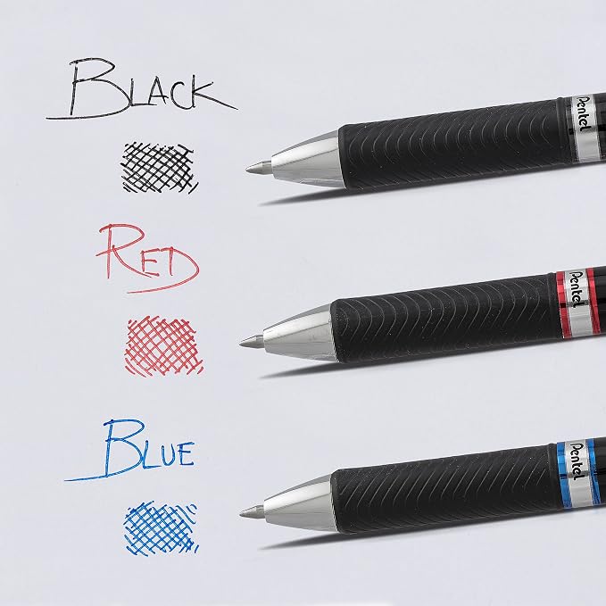 Pentel EnerGel Pro Permanent Gel Ink Pen, 3 Pack - Image 7