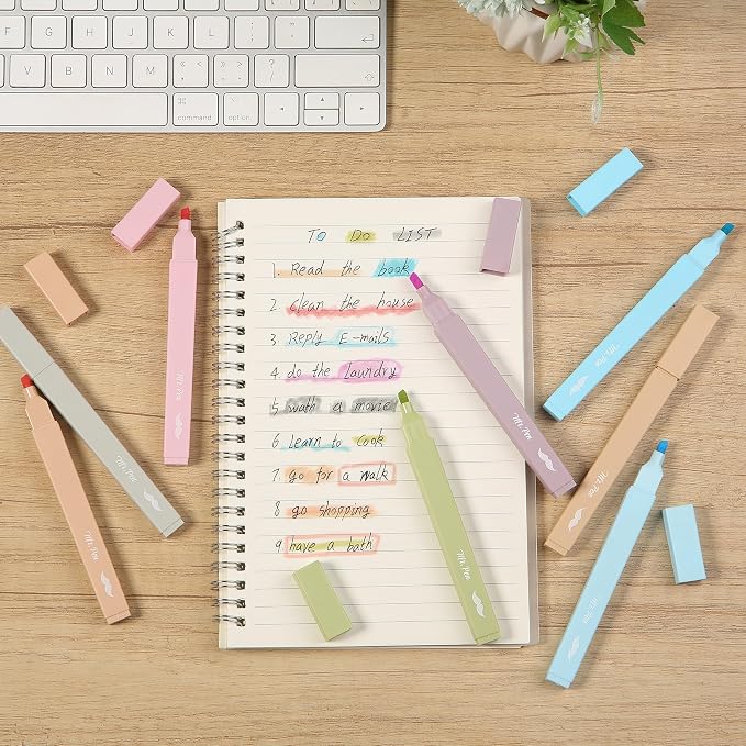 Mr. Pen- Aesthetic Highlighters No Bleed, 8 Pack, Cute Highlighters Assorted - Image 7