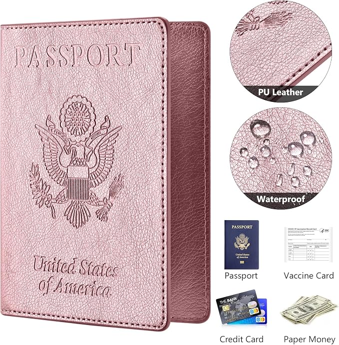 Passport and Vaccine Card Holder Combo, Passport Cover - Image 4
