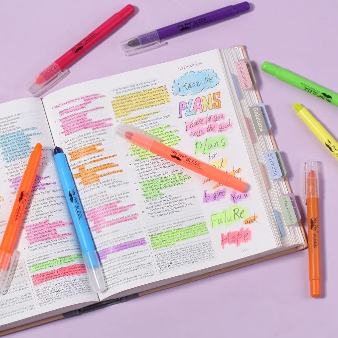 Mr. Pen No Bleed Gel Highlighter, Bible Highlighters - Image 8