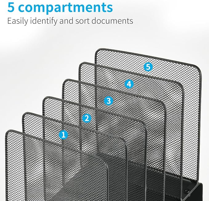 LEKETREE File Organizer for Desk, File Folder Organizer - Image 4