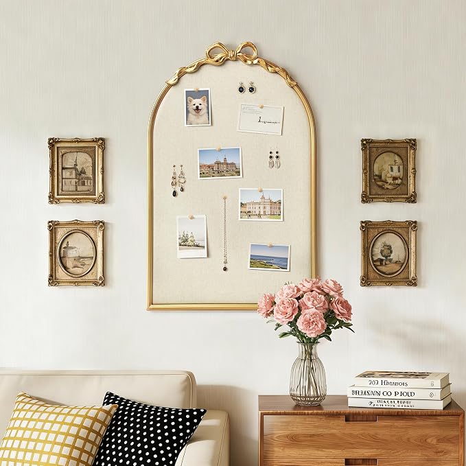 AELS Large Vintage Arched Bulletin Board - Image 5
