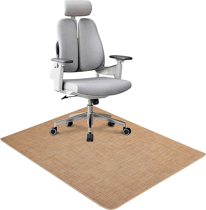 Office Chair Mat for Hardwood Floor, Large Anti-Slip Hard Floor Protector by RccugmatS