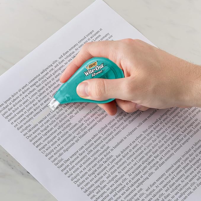 BIC Wite-Out Brand EZ Correct Correction Tape, Applies Dry, Translucent - Image 6
