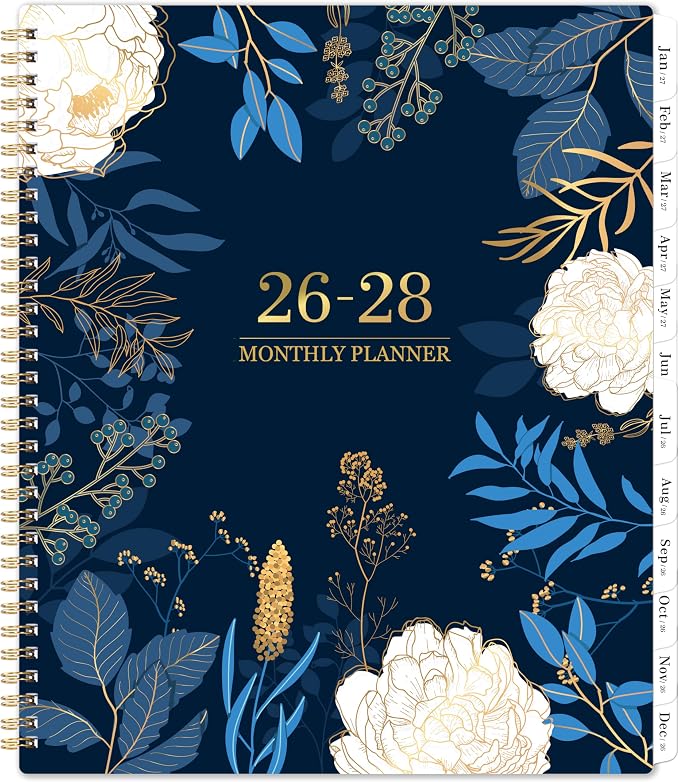 2026-2028 Monthly Planner by Indeme
