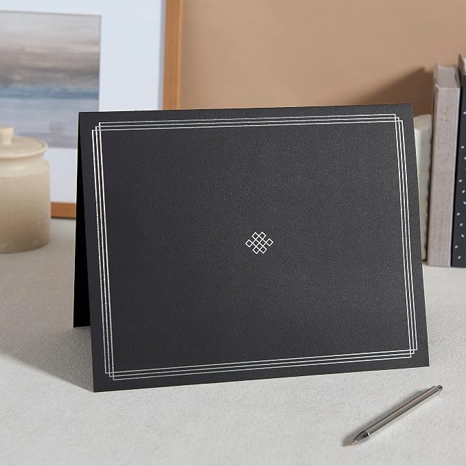 Gartner Studios Gray with Silver Foil Certificate Holders, Personalized - Image 3