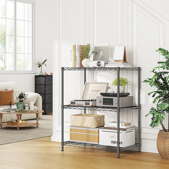 DurayLoly Storage Shelves Adjustable Wire Shelving Metal Wire Rack Shelving - Image 8
