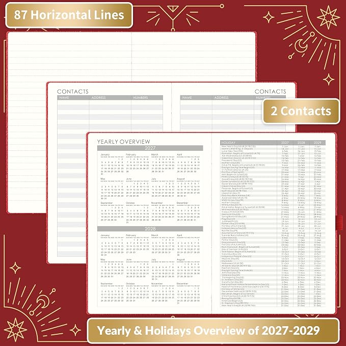2027 Planner - 2027 Weekly Monthly Planner, January 2027 - December 2027 - Image 5