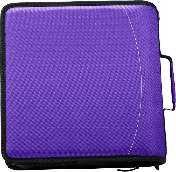 Case-it Mighty Zip Tab School Zipper Binder | 3-Inch O-Rings, 600-Sheet Capacity - Image 9