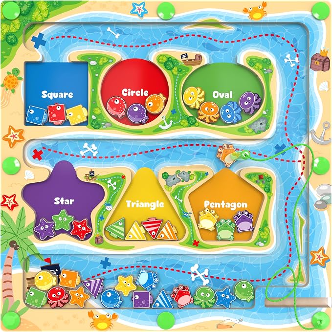 MTYOKILN Magnetic Color & Shape Maze by MTYOKILN