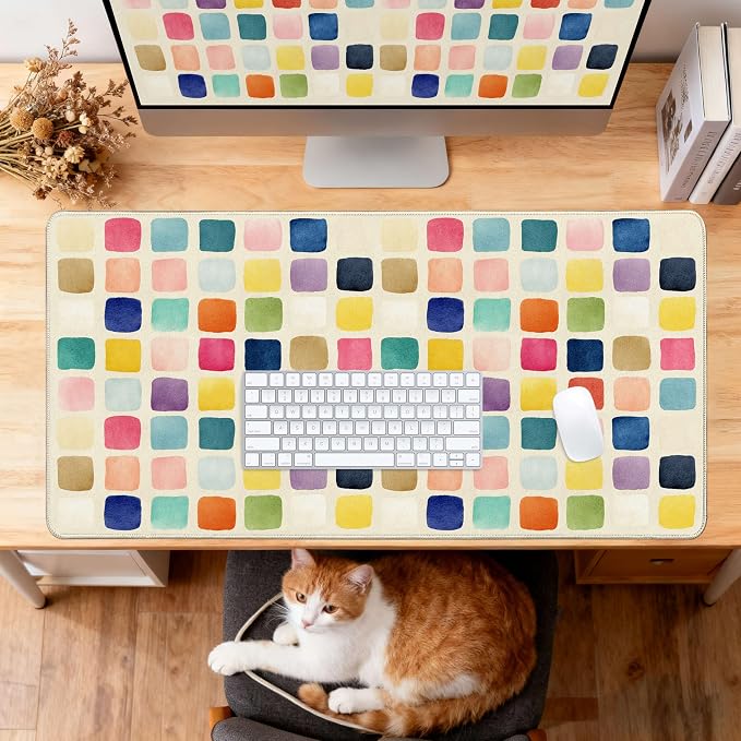 Desk Cover Mat, XXL Large Mouse Pad, Computer Laptop Cute Mat Desk Decor - Image 7