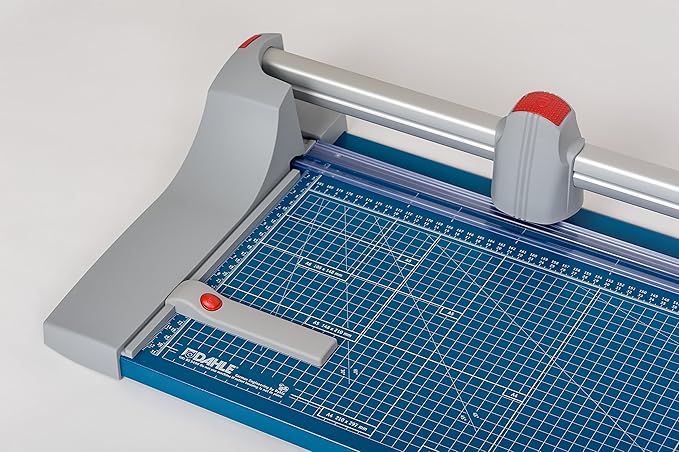 Dahle 446 Premium Rotary Trimmer, 36" Cut Length, 25 Sheet Capacity, Self-Sharpening, Automatic Clamp, German Engineered Paper Cutter-DeskLoop Office