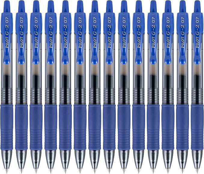 Pilot G2 Premium Gel Roller Pens Fine Point 0.7 mm, Journaling, and Office by PilotCorporationofAmerica
