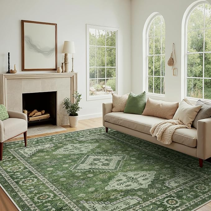 GENIMO Washable Rug 6X9 Area Rugs - Image 3