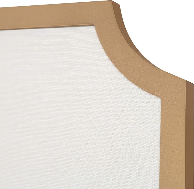 Kate and Laurel Holbrook Modern Scalloped Fabric Pinboard, 24 x 36, Decorative - Image 4