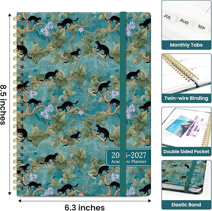 Planner 2026-2027, Academic Year Weekly and Monthly Calender Planner, from Jul - Image 4