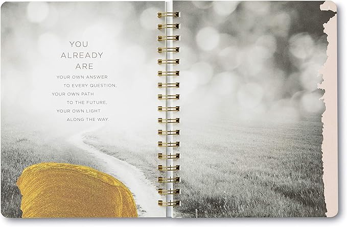Compendium Spiral Notebook - You are here to do incredible things… — A Designer Spiral Notebook with 192 Lined Pages, College Ruled, 7.0”W x 9.25”H-DeskLoop Office