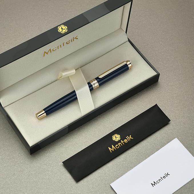 MCNTEIK 317 Fountain Pen, Stunning Luxury Piano Lacquer, 18K Gilded Nib - Image 2