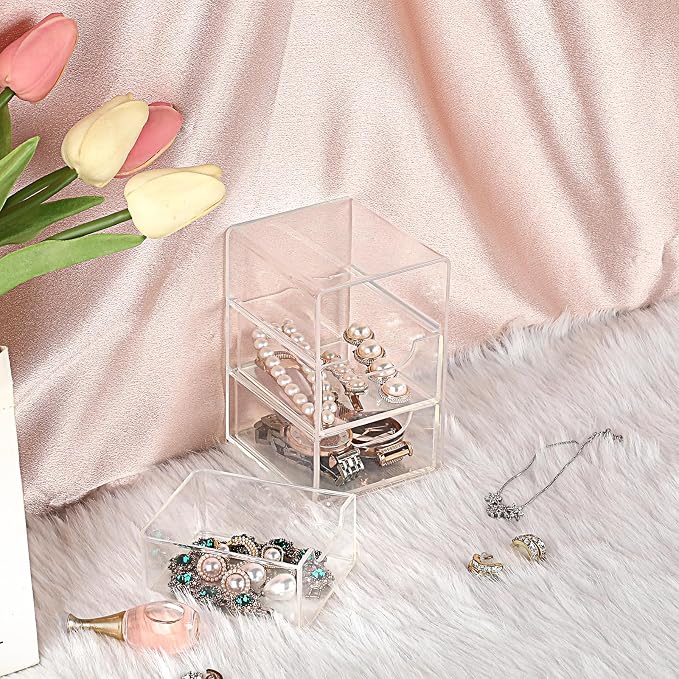 BTSKY 1 Pack Small Acrylic Storage Organizer - Image 7