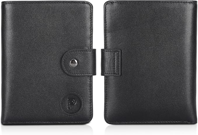 Polare Luxury RFID Blocking Leather Passport Holder Travel Wallet - Image 9
