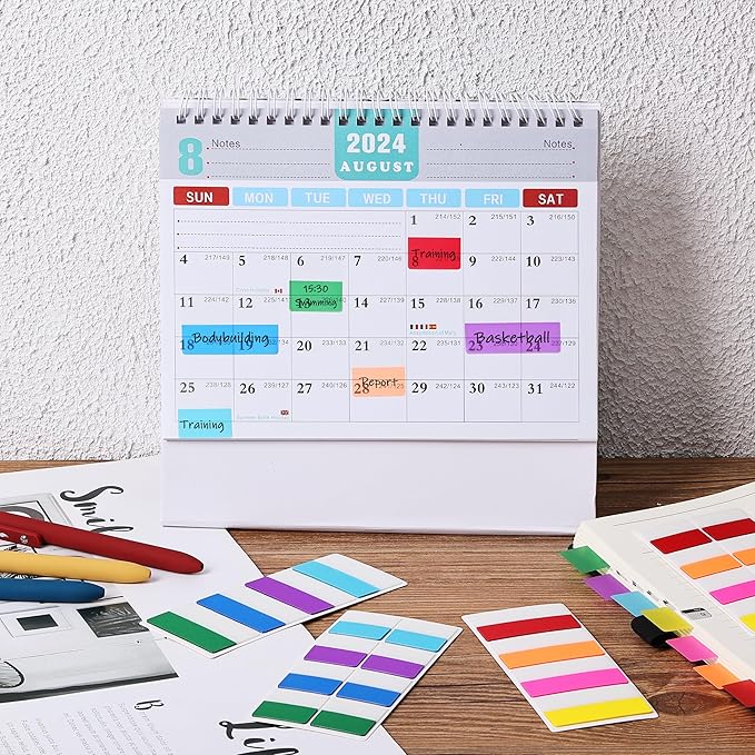 Mr. Pen- Sticky Index Tabs, 360 Pcs, Colorful Sticky Tabs for Notebooks, Page Markers, Page Tabs for Binders, Page Tabs Sticky Tabs for Books, Notebook Tabs, Book Sticky Tabs for Notebooks-DeskLoop Office