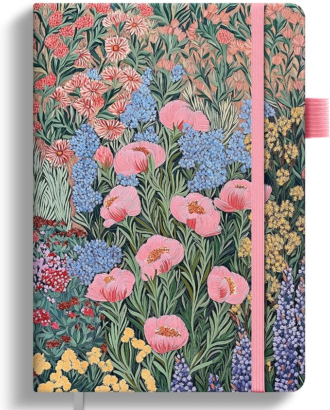 Pretty Lined Journal for Women, Aesthetic Cute Hardcover Leather Journal for - Image 8