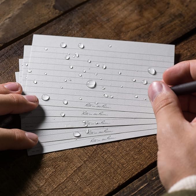 Rite In The Rain Weatherproof Index Cards, Universal Pattern - Image 6