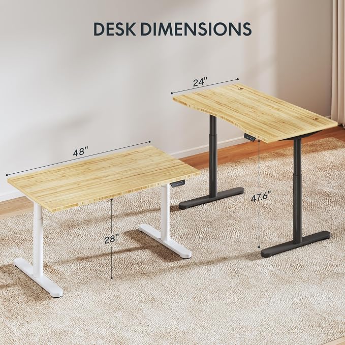 FLEXISPOT Bamboo Electric Standing Desk - Image 3