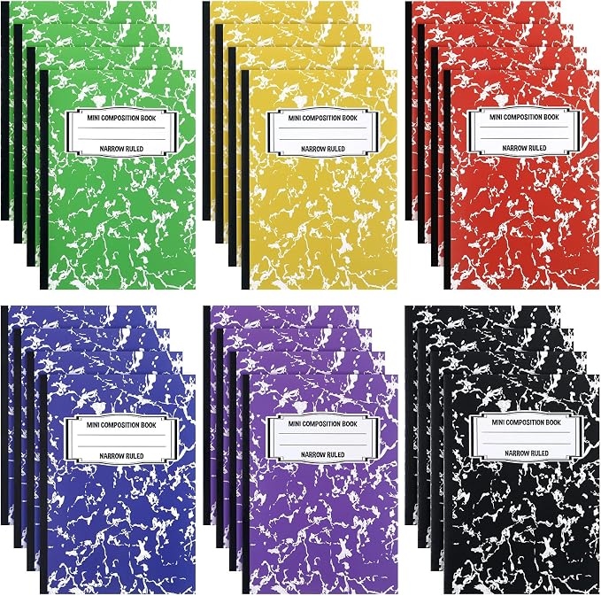 Eersida Mini Composition Notebook Composition Books Small Marble Note Books by Eersida