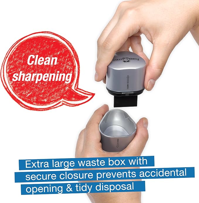 Faber-Castell Grip Trio Manual Pencil Sharpener - Image 8