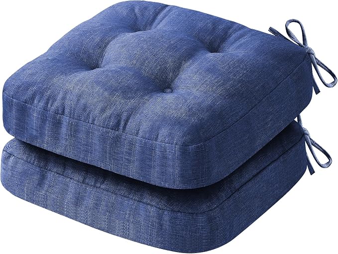 IASEAHK Chair Cushions, Dining Chair Cushions, Tufted Indoor Chair Pads by IASEAHK