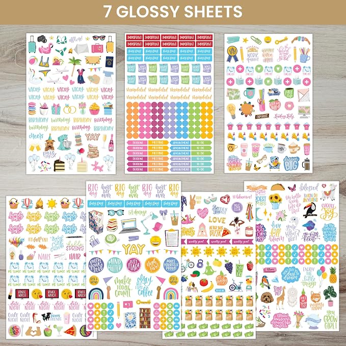 Bloom Daily Planners Newly Improved Classic Planner Sticker Sheets - Image 2