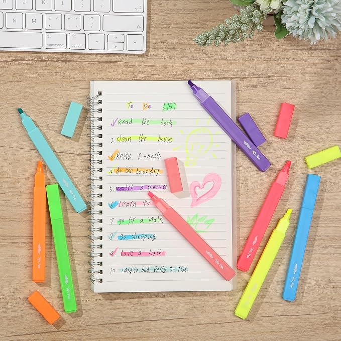 Mr. Pen- Aesthetic Highlighters No Bleed, 8 Pack, Cute Highlighters Assorted - Image 6