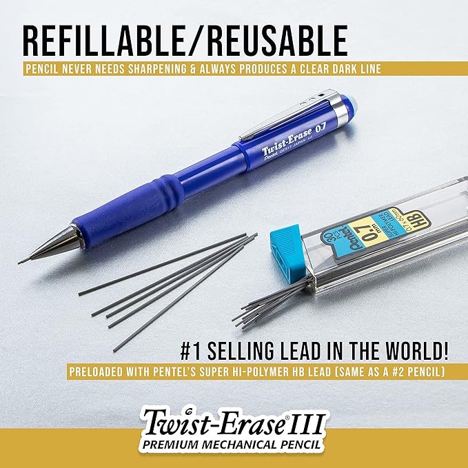 Pentel Twist-Erase III Mechanical Pencil - Image 4