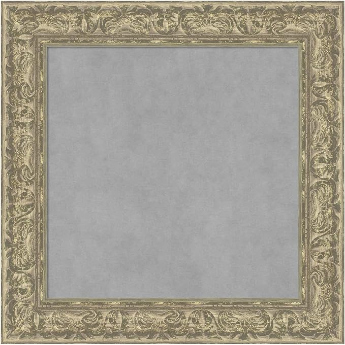 Amanti Art Silver Framed Magnetic Board 27x27 Medium Vision Board by AmantiArt