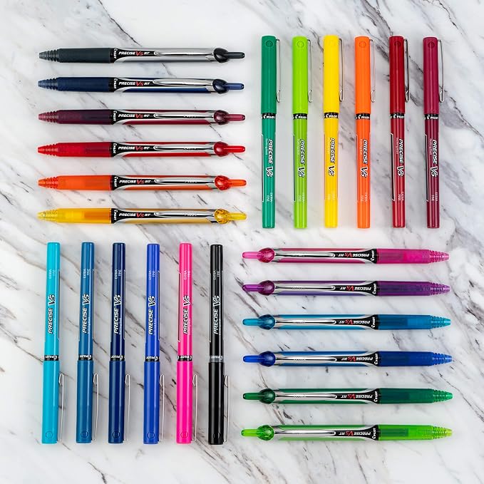 Pilot Precise V5 RT Refillable & Retractable Rollerball Pens, Extra Fine Point - Image 5