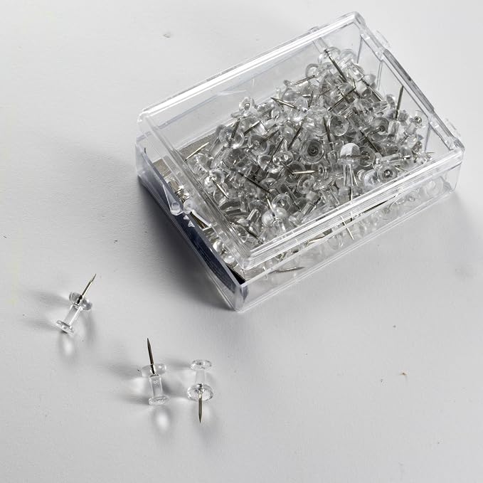 Officemate Push Pins in Reusable Box, Box of 100 - Image 3