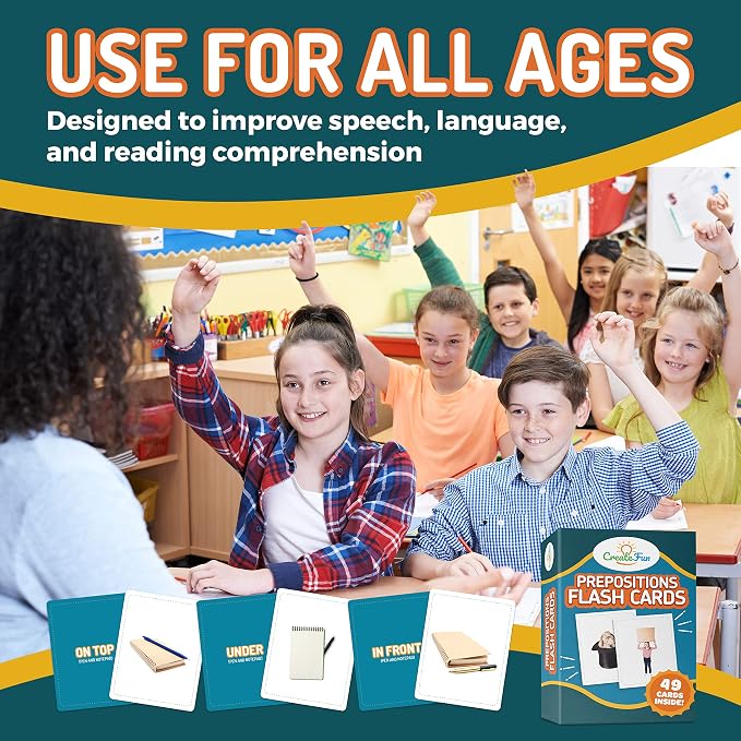 49 Preposition Vocabulary Builder Flash Cards Vol 1 Includes 7 Picture Card - Image 6