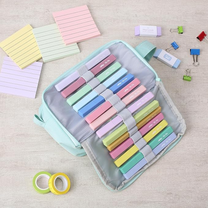 Mr. Pen- Aesthetic Highlighters, Chisel Tip, No Bleed Bible Highlighter Pastel - Image 9