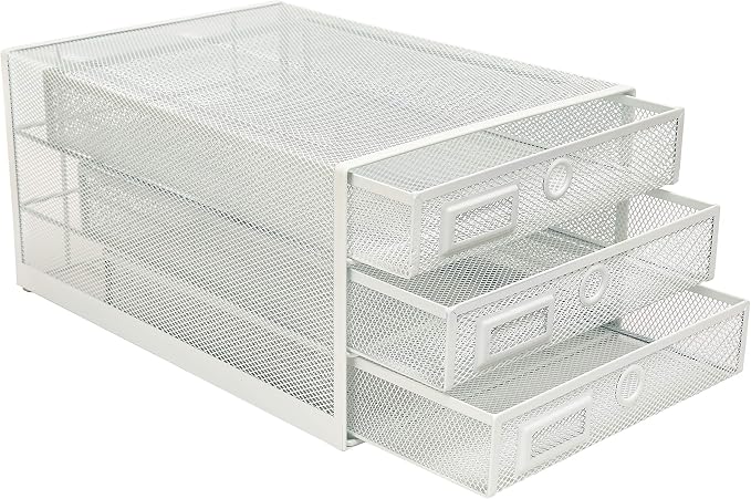 Exerz Paper Sorter 3 Drawer Wire Mesh A4 / Desk Multifunctional Desk - Image 5