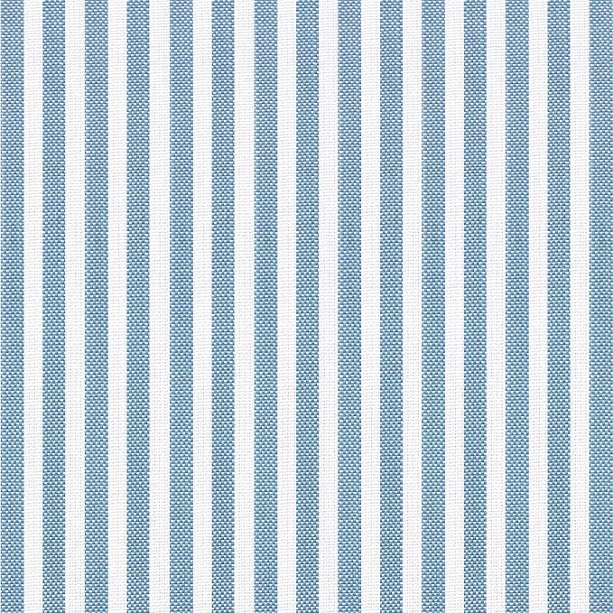 AAAAAcessories D-Shaped Chair Cushions, Machine-Washable Cover, Pinstripe Blue - Image 3
