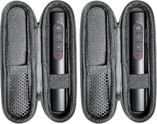 Wireless Presenter Remote with Case, Presentation Clicker with Hyperlink & by UBUYONE%C2%AE