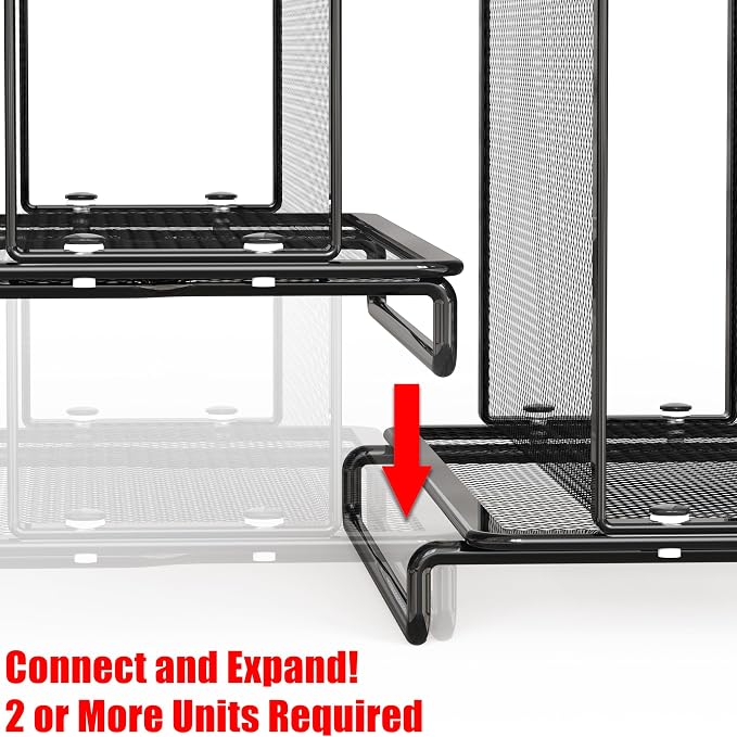 Simple Houseware Expandable 5 Section Upright File Sorter Organizer - Image 3