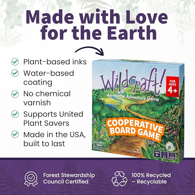 Wildcraft! Board Game – Cooperative Educational Board Game - Image 7
