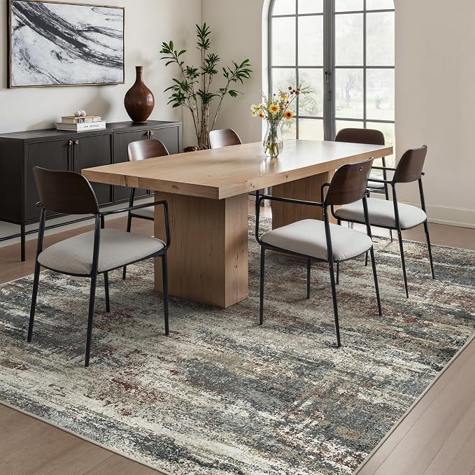 GENIMO 8x10 Area Rugs, Machine Washable Rugs - Image 8